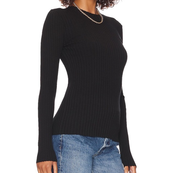 Anine Bing Cecily Top - Black - Picture 2 of 7